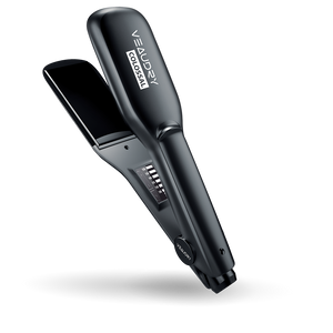 Veaudry colossal wide flat iron in black