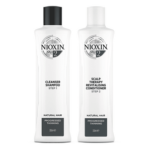Nioxin system 2 cleanser & conditioner bundle
