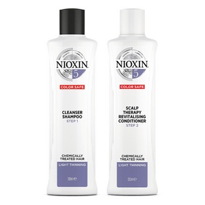 Nioxin system 5 cleanser & conditioner bundle